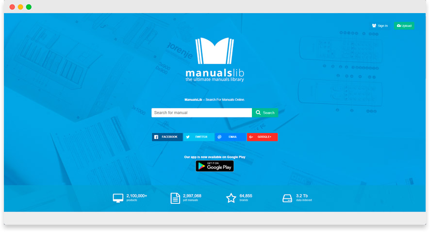 Manuales de usuario con Manualslib